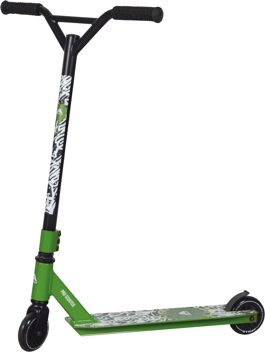 Apollo Trottinette Freestyle Grafitti Pro - Pour Ados & Adultes - Roues 100mm ABEC 9 - Guidon 360°