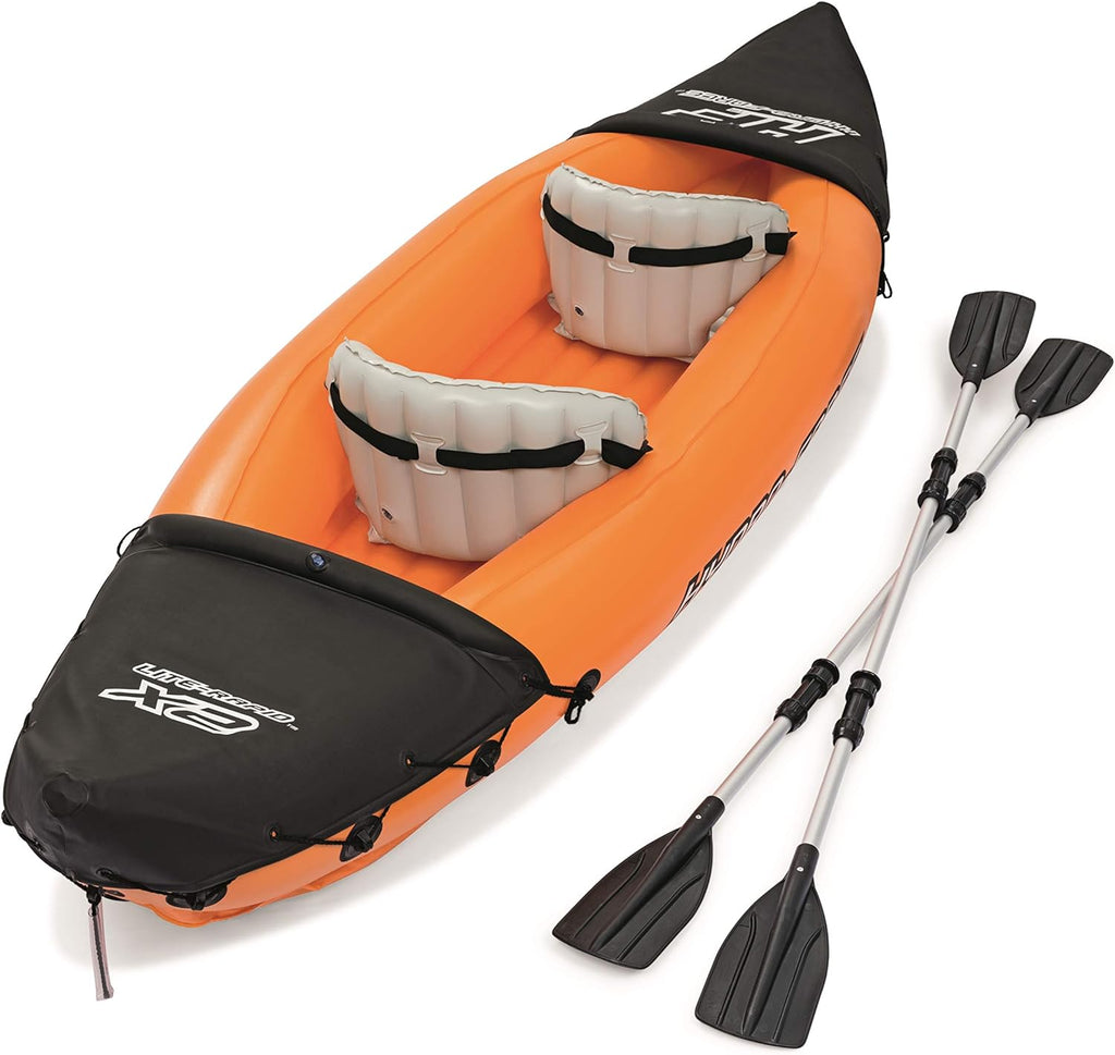 Bestway 65077 Kayak Lite-Rapid 321 x 88 x 42 cm avec 2 pagaies - fitnessterapy