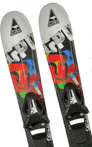 GPO Snowblade Snowkid | Ski Court avec Attache de sécurité Tyrolia-SR-10 | 99 cm de Longueur | Big Foot-Ski pour Homme et Femme - fitnessterapy
