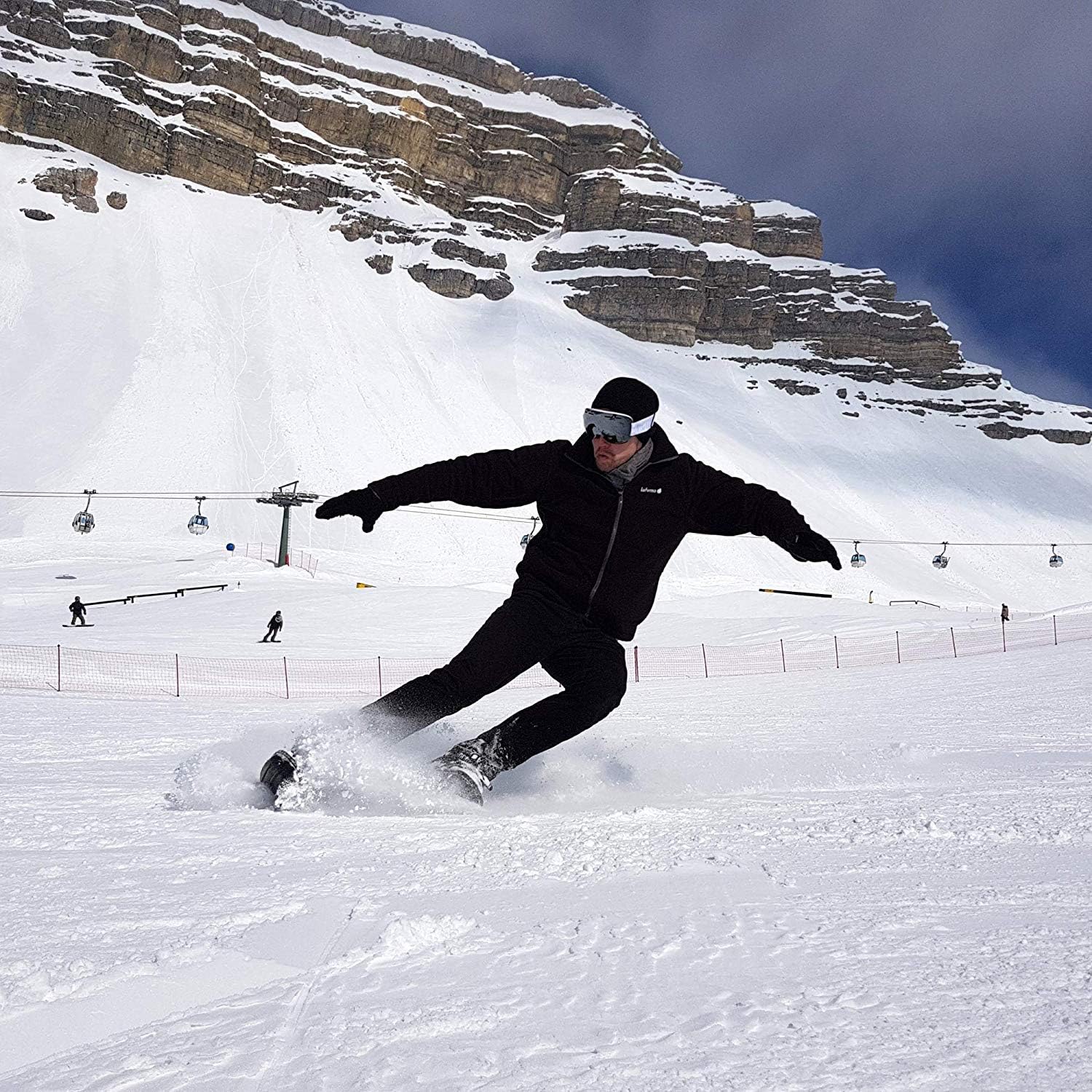 Snowfeet - Mini Patins de Ski Courts pour la Neige | Skis pour Chaussures d'hiver | Patins à Neige Courts | The Real Original - fitnessterapy