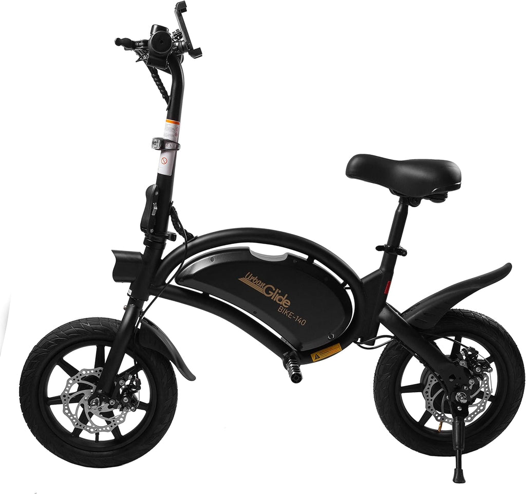 Vélo électrique Noir Urban - Fitnessterapy - fitnessterapy