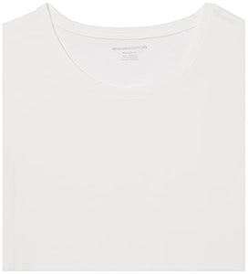 Amazon Essentials T-Shirt Col Rond à Manches Courtes Coupe Classique Femme, Packs Multiples