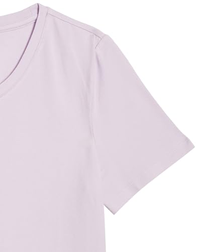 Amazon Essentials T-Shirt Col Rond à Manches Courtes Coupe Classique Femme, Packs Multiples