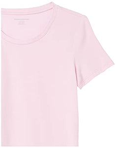 Amazon Essentials T-Shirt Col Rond à Manches Courtes Coupe Classique Femme, Packs Multiples