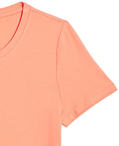 Amazon Essentials T-Shirt Col Rond à Manches Courtes Coupe Classique Femme, Packs Multiples