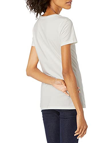 Amazon Essentials T-Shirt Col Rond à Manches Courtes Coupe Classique Femme, Packs Multiples