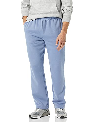 Amazon Essentials Pantalon de Survêtement en Polaire à Bas Ouvert (Existe en Grandes Tailles) Homme