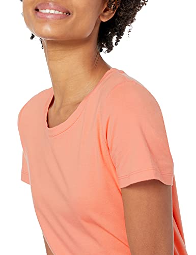 Amazon Essentials T-Shirt Col Rond à Manches Courtes Coupe Classique Femme, Packs Multiples