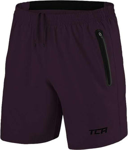 TCA Short Homme Sport - Short Running Homme Léger Elite Tech - Short Sport Homme avec Poches Zippées