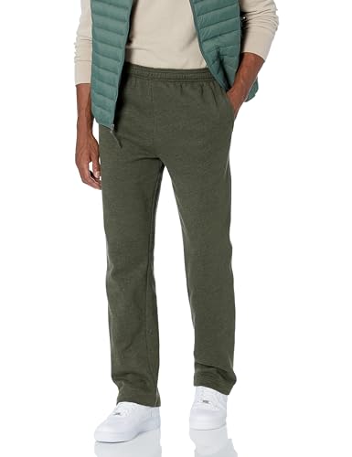 Amazon Essentials Pantalon de Survêtement en Polaire à Bas Ouvert (Existe en Grandes Tailles) Homme