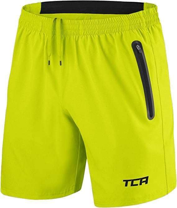 TCA Short Homme Sport - Short Running Homme Léger Elite Tech - Short Sport Homme avec Poches Zippées