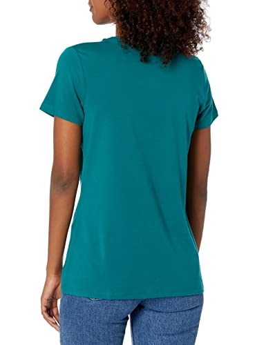 Amazon Essentials T-Shirt Col Rond à Manches Courtes Coupe Classique Femme, Packs Multiples