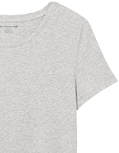 Amazon Essentials T-Shirt Col Rond à Manches Courtes Coupe Classique Femme, Packs Multiples