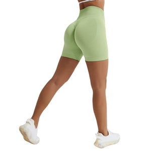 Vertvie Scrunch Butt Women's Sports Shorts, Cycling Shorts Push Up Leggings Short High Waist Yoga Shorts Opaque Seamless Tights Shorts Anti Cellulite