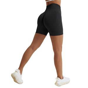 Vertvie Scrunch Butt Women's Sports Shorts, Cycling Shorts Push Up Leggings Short High Waist Yoga Shorts Opaque Seamless Tights Shorts Anti Cellulite