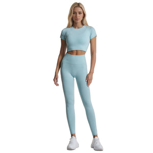 dohomiryo Ensemble De Vêtements De Sport Femme 2 Pièces Survêtements Ensembles Soutien-Gorge Sport Legging de Yoga Sportswear Fitness Ensembles D'entraînement Tenues de Sport