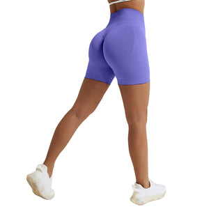 Vertvie Scrunch Butt Women's Sports Shorts, Cycling Shorts Push Up Leggings Short High Waist Yoga Shorts Opaque Seamless Tights Shorts Anti Cellulite