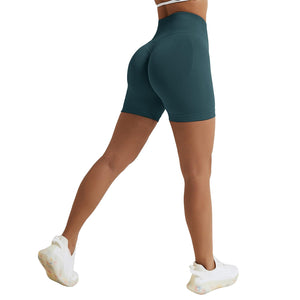 Vertvie Scrunch Butt Women's Sports Shorts, Cycling Shorts Push Up Leggings Short High Waist Yoga Shorts Opaque Seamless Tights Shorts Anti Cellulite