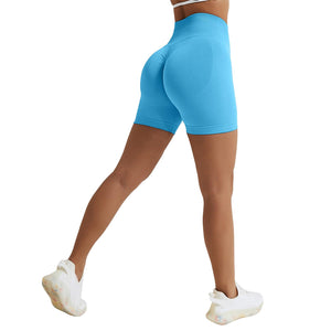 Vertvie Scrunch Butt Women's Sports Shorts, Cycling Shorts Push Up Leggings Short High Waist Yoga Shorts Opaque Seamless Tights Shorts Anti Cellulite