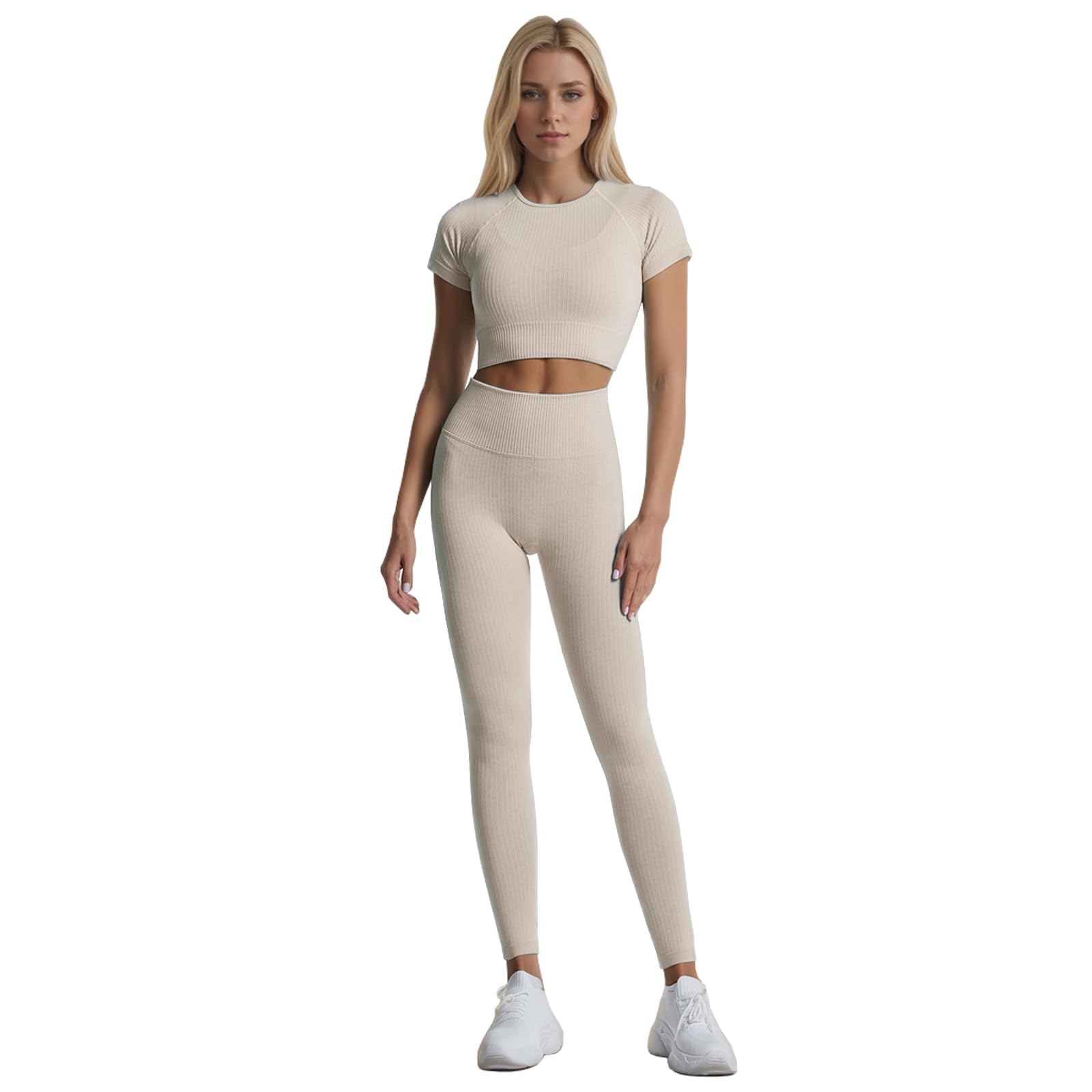 dohomiryo Ensemble De Vêtements De Sport Femme 2 Pièces Survêtements Ensembles Soutien-Gorge Sport Legging de Yoga Sportswear Fitness Ensembles D'entraînement Tenues de Sport