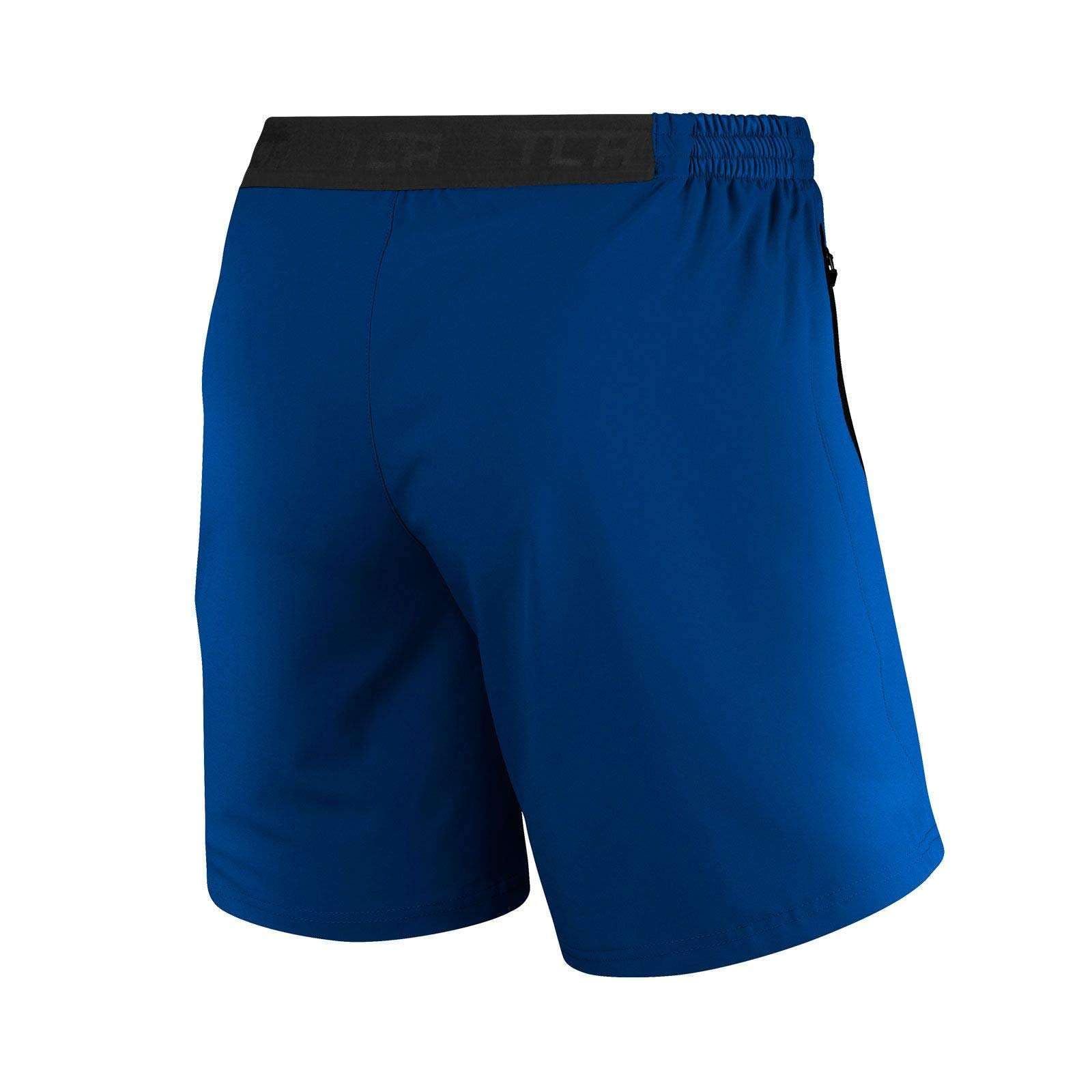 TCA Short Homme Sport - Short Running Homme Léger Elite Tech - Short Sport Homme avec Poches Zippées