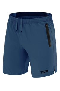 TCA Short Homme Sport - Short Running Homme Léger Elite Tech - Short Sport Homme avec Poches Zippées