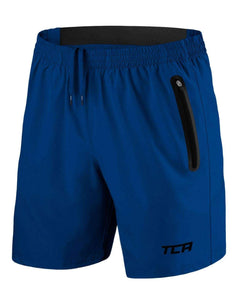 TCA Short Homme Sport - Short Running Homme Léger Elite Tech - Short Sport Homme avec Poches Zippées