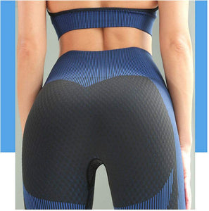 Veriliss Vêtement de Sport Femme 3 Pièces Survêtements D'entraînement Ensembles Soutien-Gorge Sport Legging De Yoga Sportswear Fitness Ensembles D'entraînement Tenues De Sport