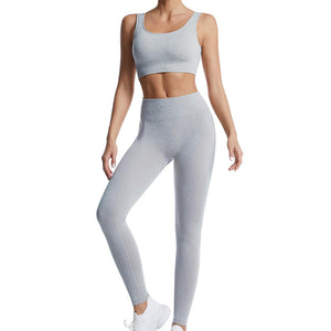 dohomiryo Ensemble De Vêtements De Sport Femme 2 Pièces Survêtements Ensembles Soutien-Gorge Sport Legging de Yoga Sportswear Fitness Ensembles D'entraînement Tenues de Sport