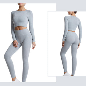 dohomiryo Ensemble De Vêtements De Sport Femme 2 Pièces Survêtements Ensembles Soutien-Gorge Sport Legging de Yoga Sportswear Fitness Ensembles D'entraînement Tenues de Sport