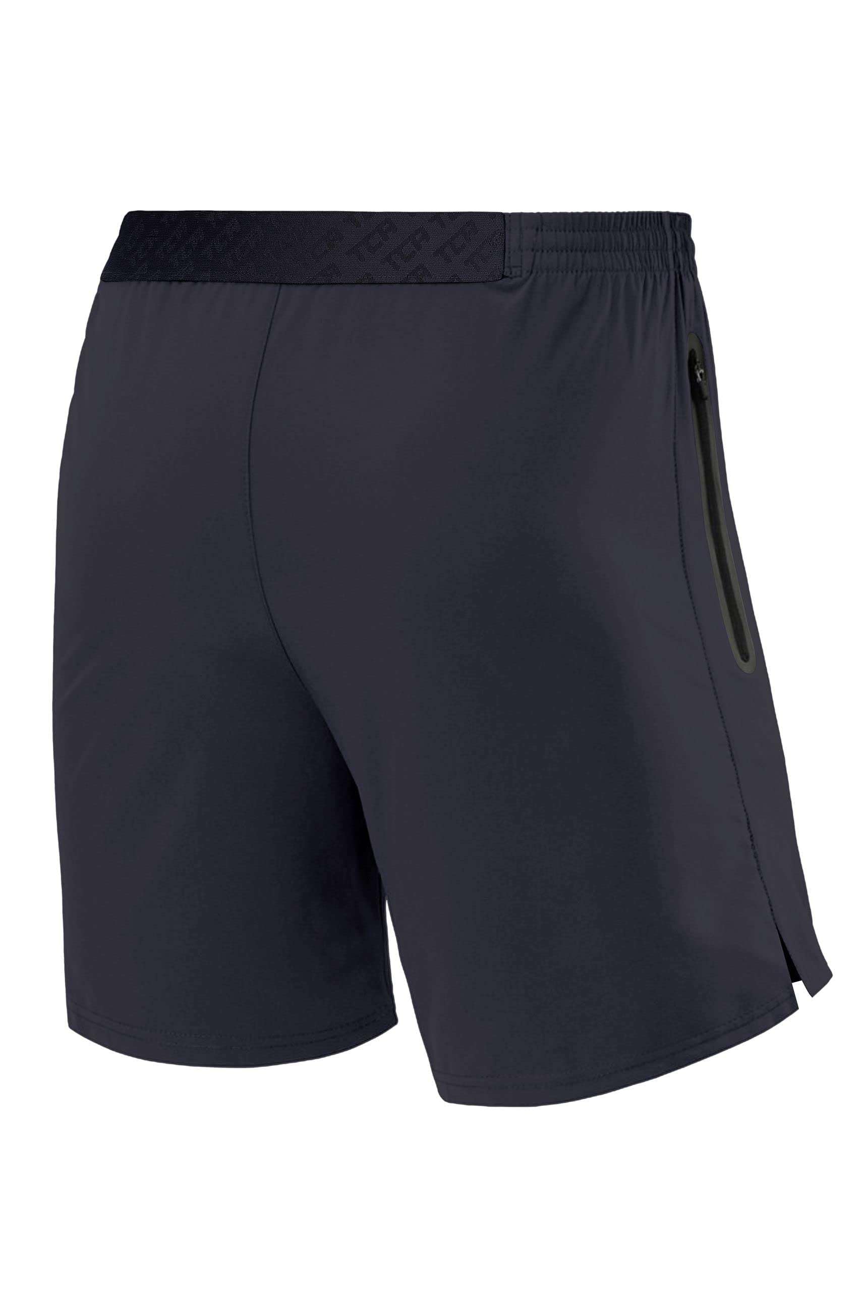 TCA Short Homme Sport - Short Running Homme Léger Elite Tech - Short Sport Homme avec Poches Zippées