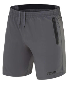 TCA Short Homme Sport - Short Running Homme Léger Elite Tech - Short Sport Homme avec Poches Zippées