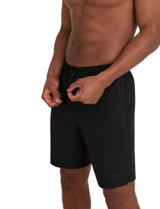 TCA Short Homme Sport - Short Running Homme Léger Elite Tech - Short Sport Homme avec Poches Zippées