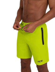 TCA Short Homme Sport - Short Running Homme Léger Elite Tech - Short Sport Homme avec Poches Zippées