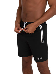 TCA Short Homme Sport - Short Running Homme Léger Elite Tech - Short Sport Homme avec Poches Zippées