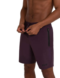 TCA Short Homme Sport - Short Running Homme Léger Elite Tech - Short Sport Homme avec Poches Zippées