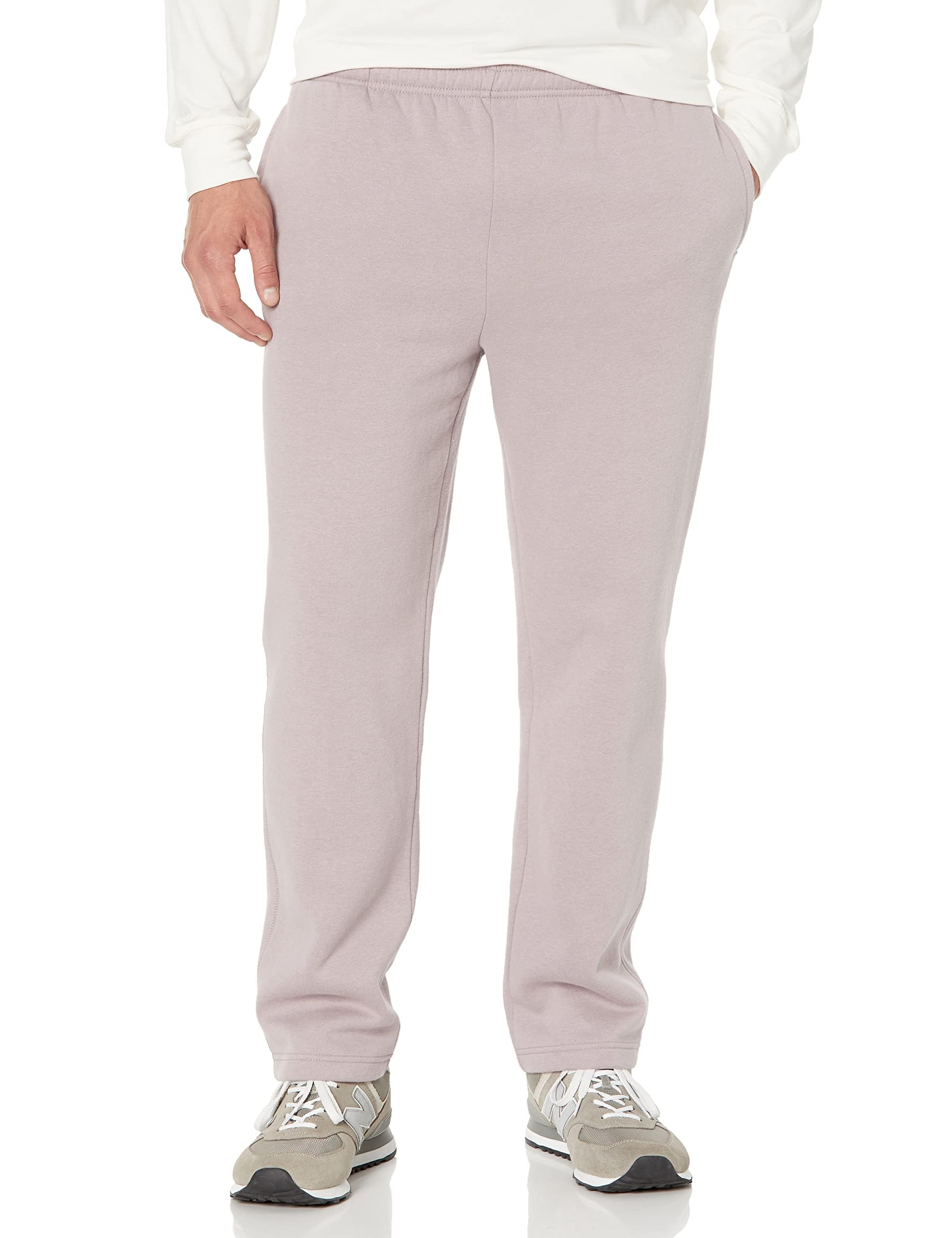 Amazon Essentials Pantalon de Survêtement en Polaire à Bas Ouvert (Existe en Grandes Tailles) Homme