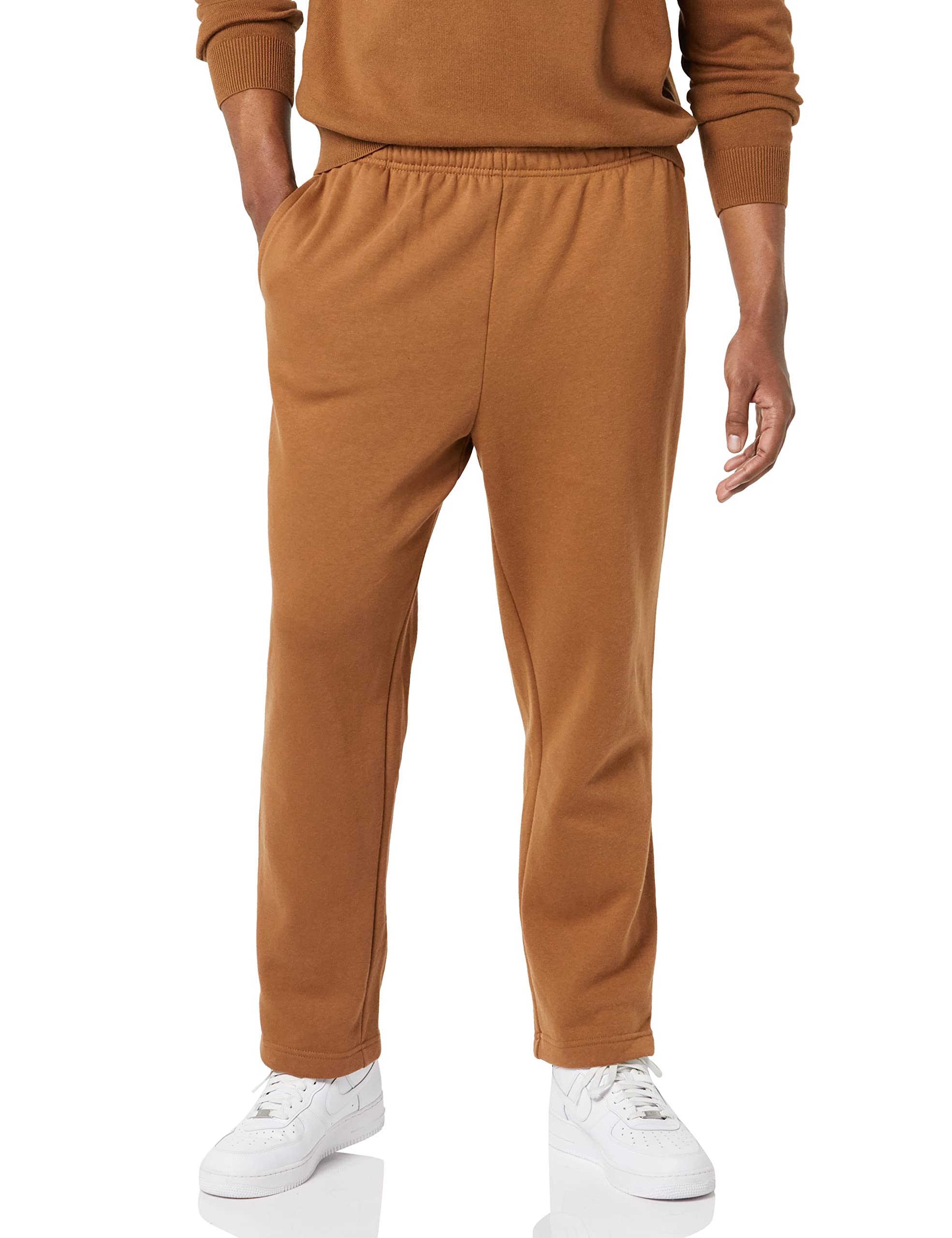 Amazon Essentials Pantalon de Survêtement en Polaire à Bas Ouvert (Existe en Grandes Tailles) Homme