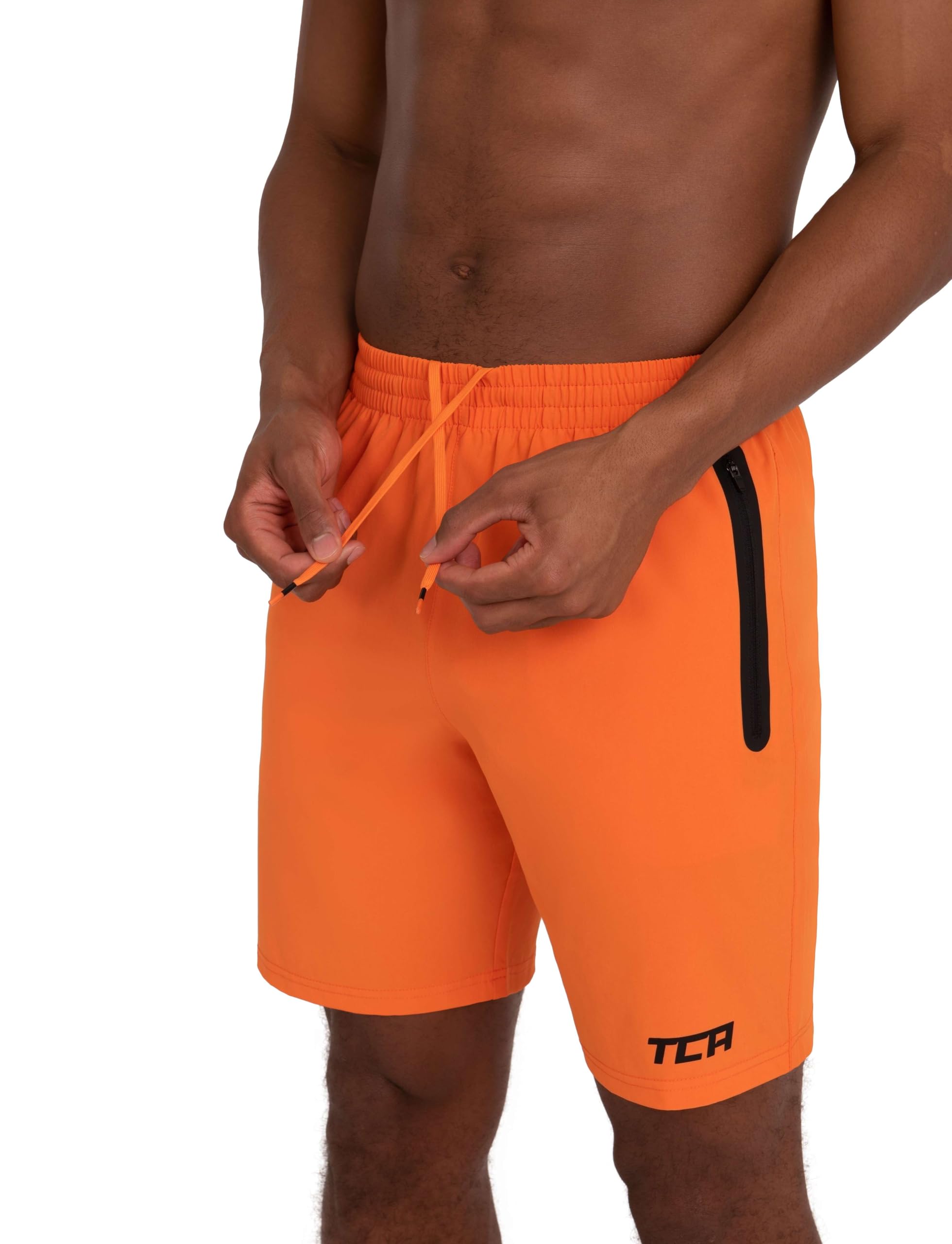 TCA Short Homme Sport - Short Running Homme Léger Elite Tech - Short Sport Homme avec Poches Zippées