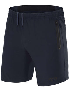 TCA Short Homme Sport - Short Running Homme Léger Elite Tech - Short Sport Homme avec Poches Zippées