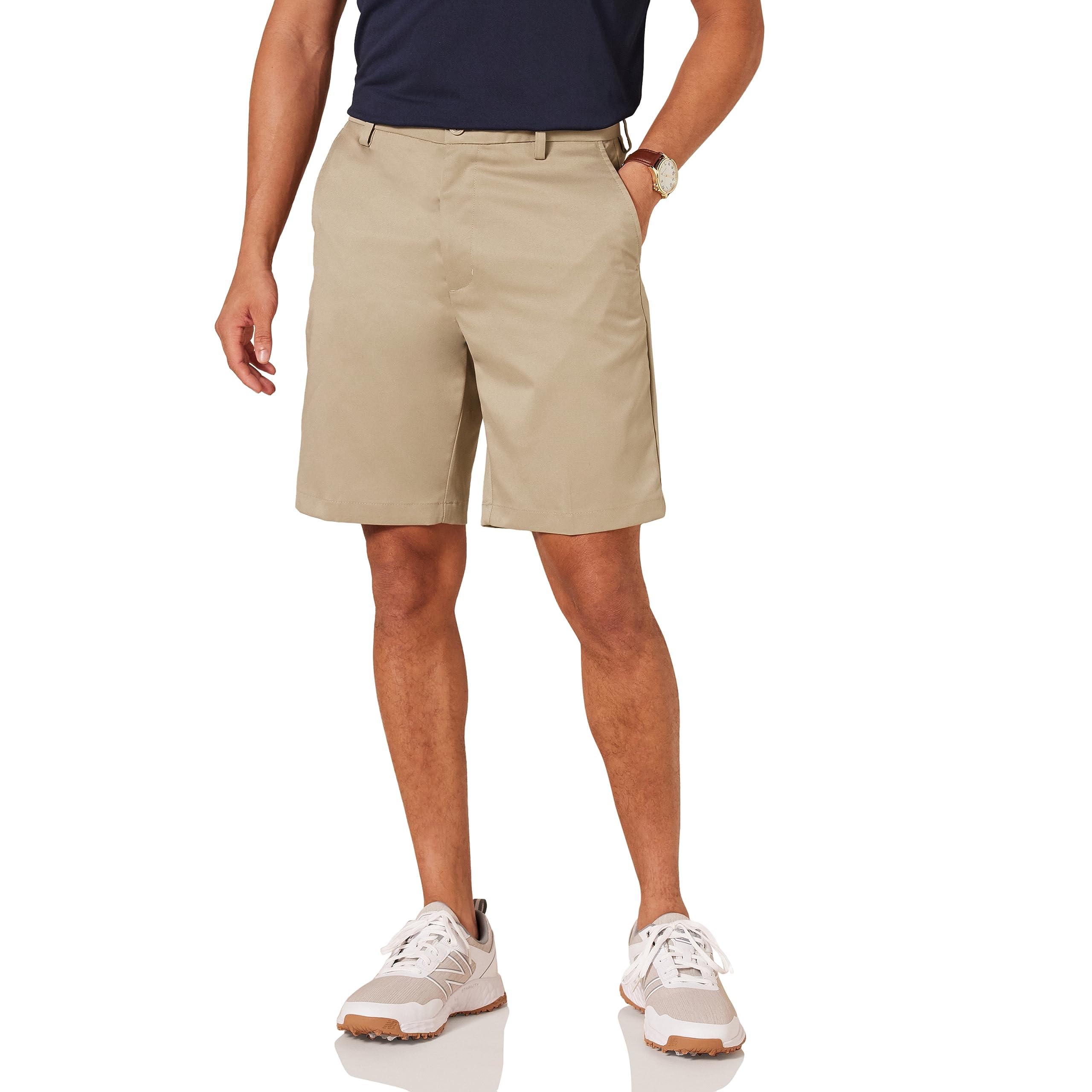 Amazon Essentials Short de Golf en Textile Extensible, Coupe Classique (Grandes Tailles Disponibles) Homme