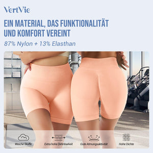 Vertvie Scrunch Butt Women's Sports Shorts, Cycling Shorts Push Up Leggings Short High Waist Yoga Shorts Opaque Seamless Tights Shorts Anti Cellulite