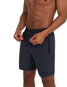 TCA Short Homme Sport - Short Running Homme Léger Elite Tech - Short Sport Homme avec Poches Zippées