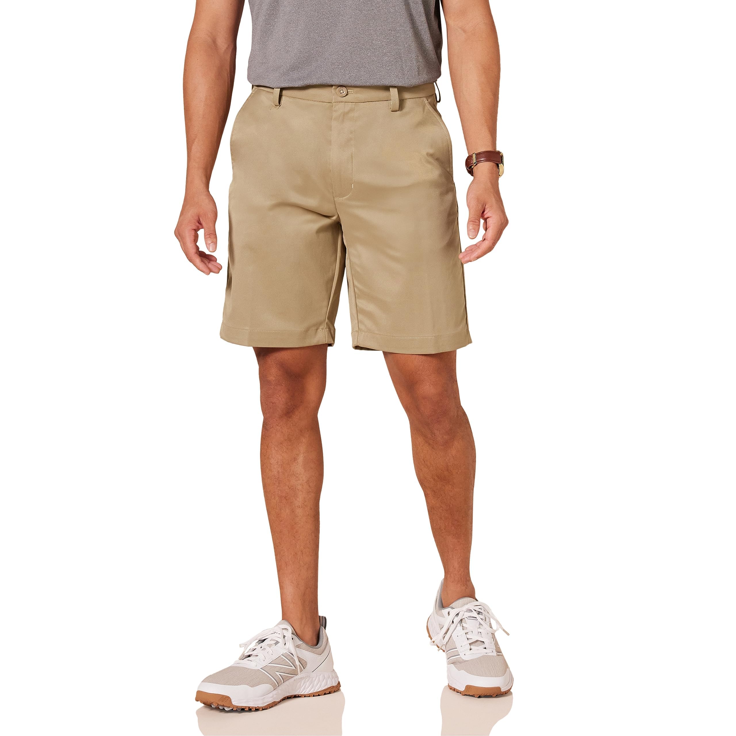 Amazon Essentials Short de Golf en Textile Extensible, Coupe Classique (Grandes Tailles Disponibles) Homme