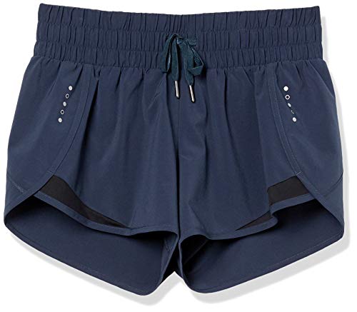 Amazon Essentials Short de Course Tissé Coupe Classique avec Ceinture Froncée Femme - fitnessterapy