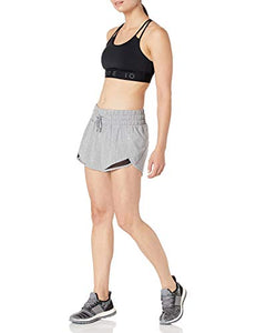 Amazon Essentials Short de Course Tissé Coupe Classique avec Ceinture Froncée Femme - fitnessterapy