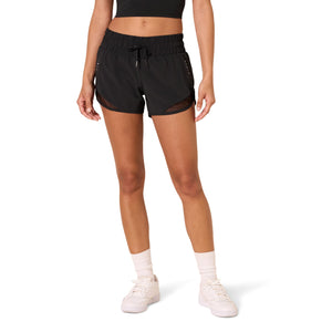 Amazon Essentials Short de Course Tissé Coupe Classique avec Ceinture Froncée Femme - fitnessterapy