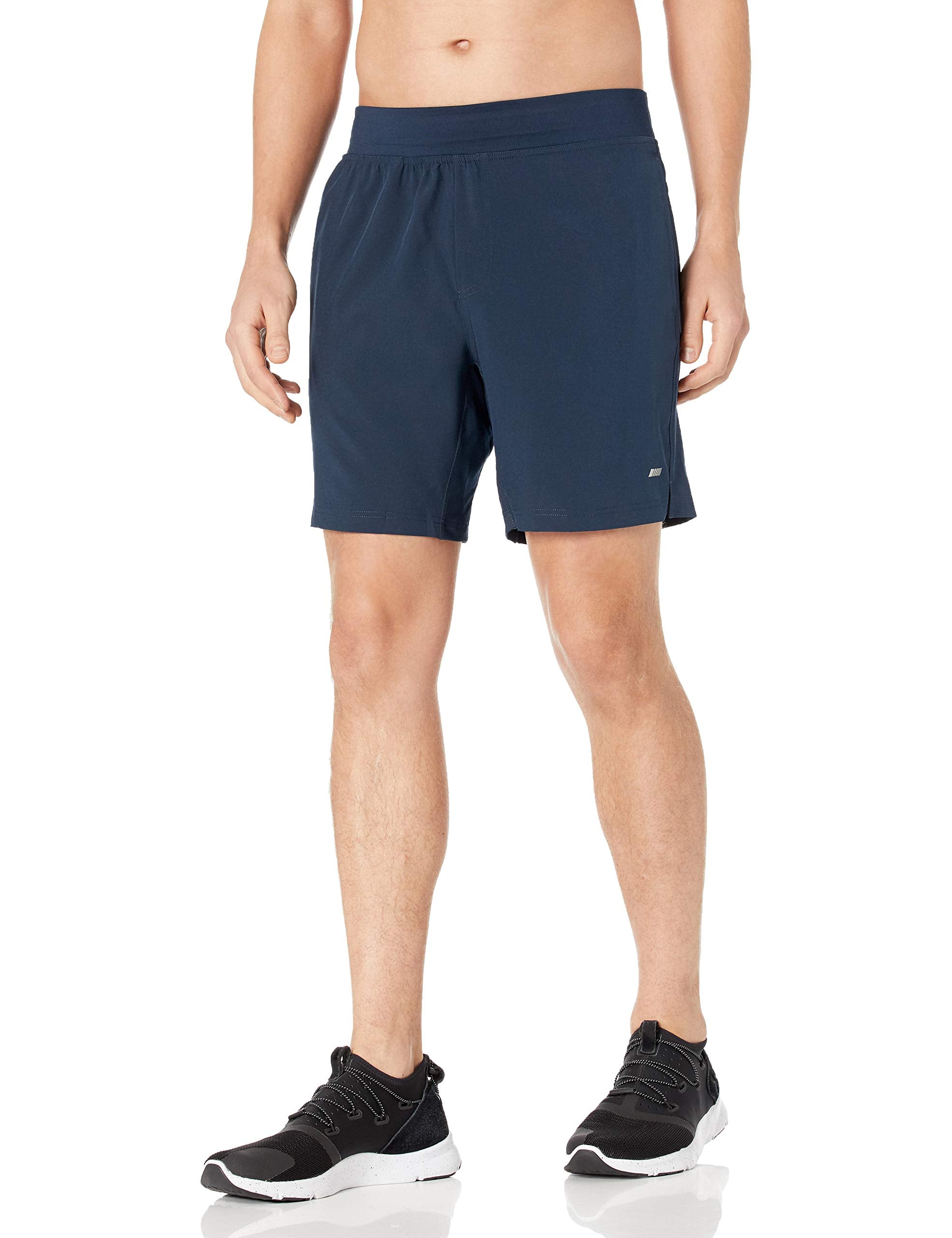 Amazon Essentials Short d'Entraînement Extensible Tissage 18 cm Haute Performance Homme - fitnessterapy