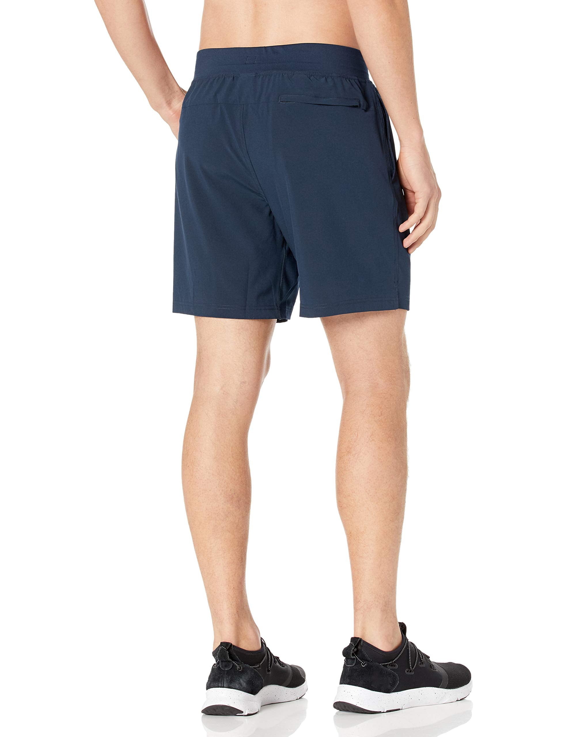 Amazon Essentials Short d'Entraînement Extensible Tissage 18 cm Haute Performance Homme - fitnessterapy