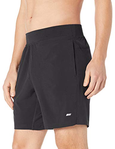 Amazon Essentials Short d'Entraînement Extensible Tissage 18 cm Haute Performance Homme - fitnessterapy